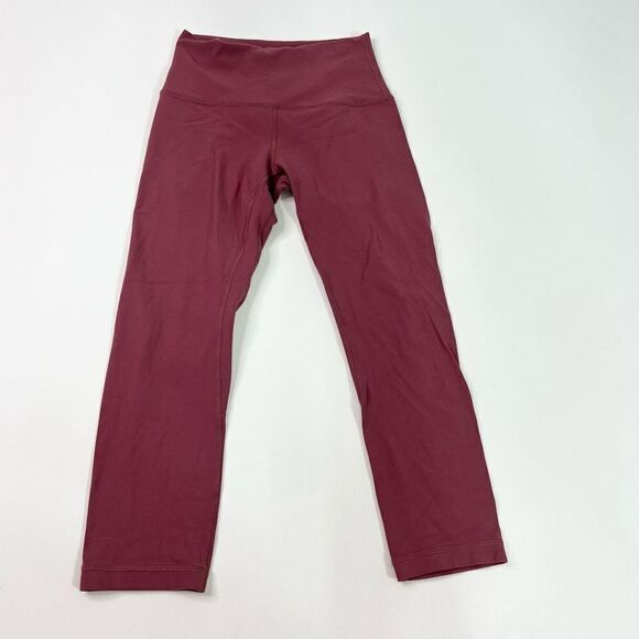 Lululemon Leggings Womens 4 Vintage Rose Wunder Under High-Rise Activewear - Picture 1 of 9
